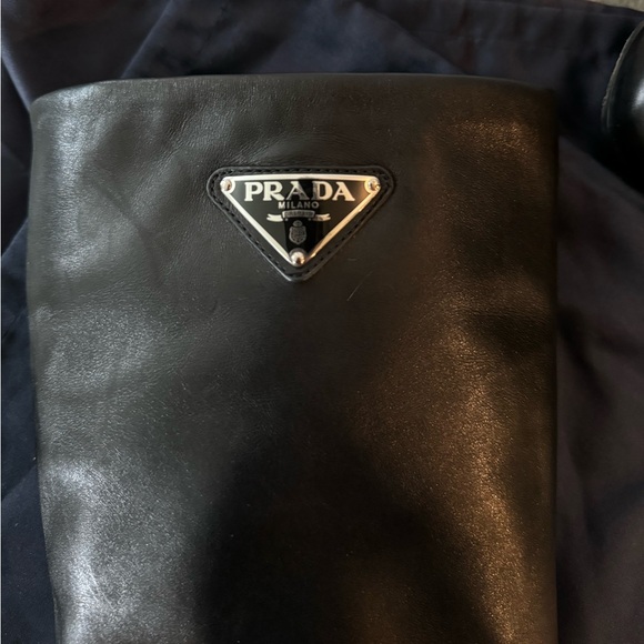 Prada Knee High Leather Boots - Picture 10 of 16